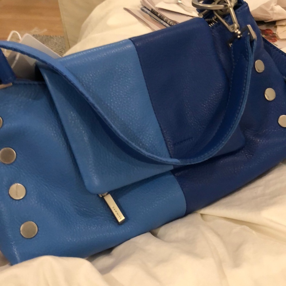 HAMMITT VIP OASIS COLOR BLOCK LEATHER BAG NWT